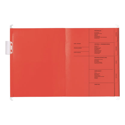 PAGNA Hängemappe Personal 5-teilig 44105-01 rot
