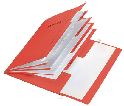PAGNA Hängemappe Personal 5-teilig 44105-01 rot