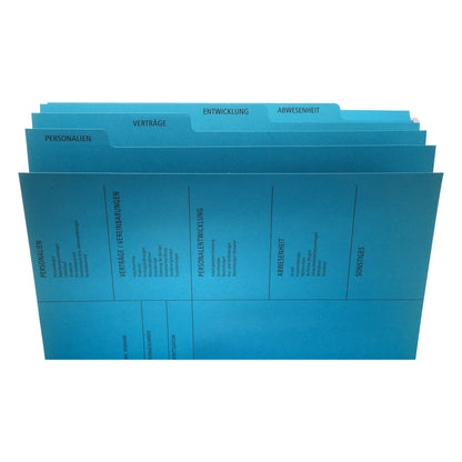 PAGNA Hängemappe Personal 5-teilig 44105-02 blau