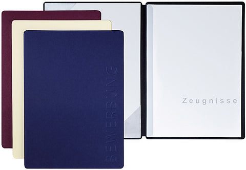 PAGNA Bewerbungsmappe Stream A4 44122-02 blau