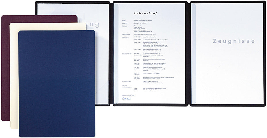 PAGNA Präsentationsmappe Straight A4 44123-02 blau