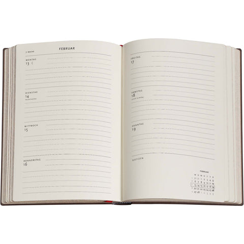 PAPERBLANKS Agenda Gaudis Sonne Mini 25/26 DD0529-3 1W/2S 18M DE HOR HC 9.5x14cm