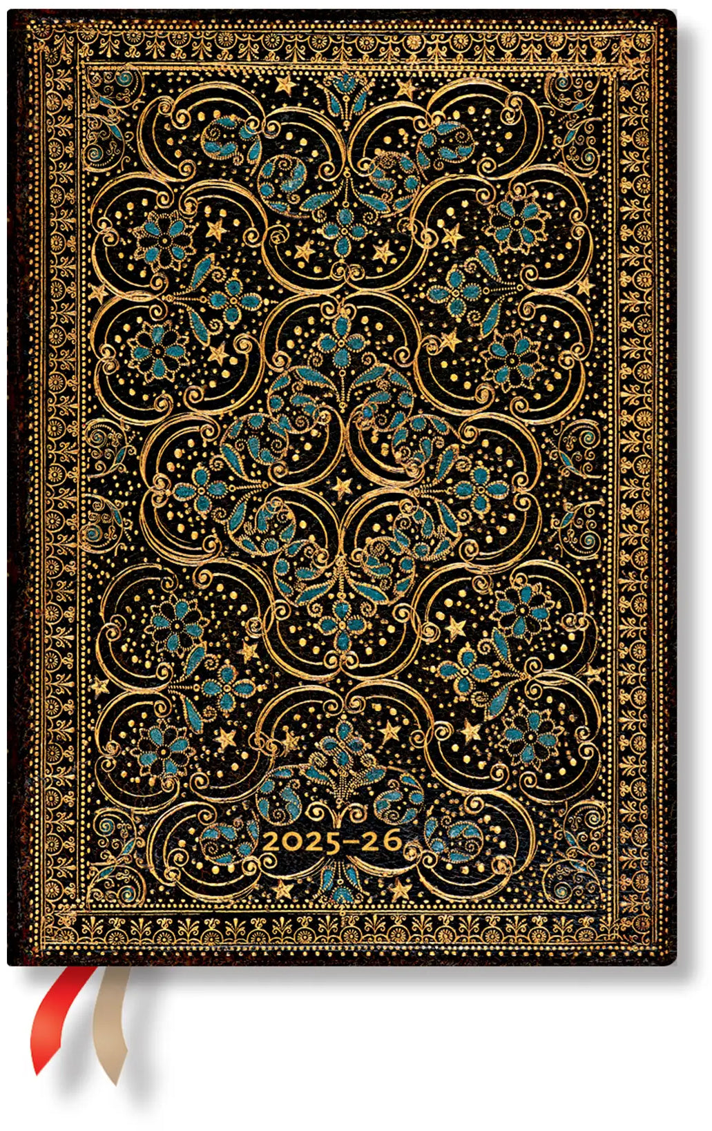 PAPERBLANKS Agenda Restauration Midi 25/26 DD0536-1 1W/2S 18M DE HOR HC 13x18cm