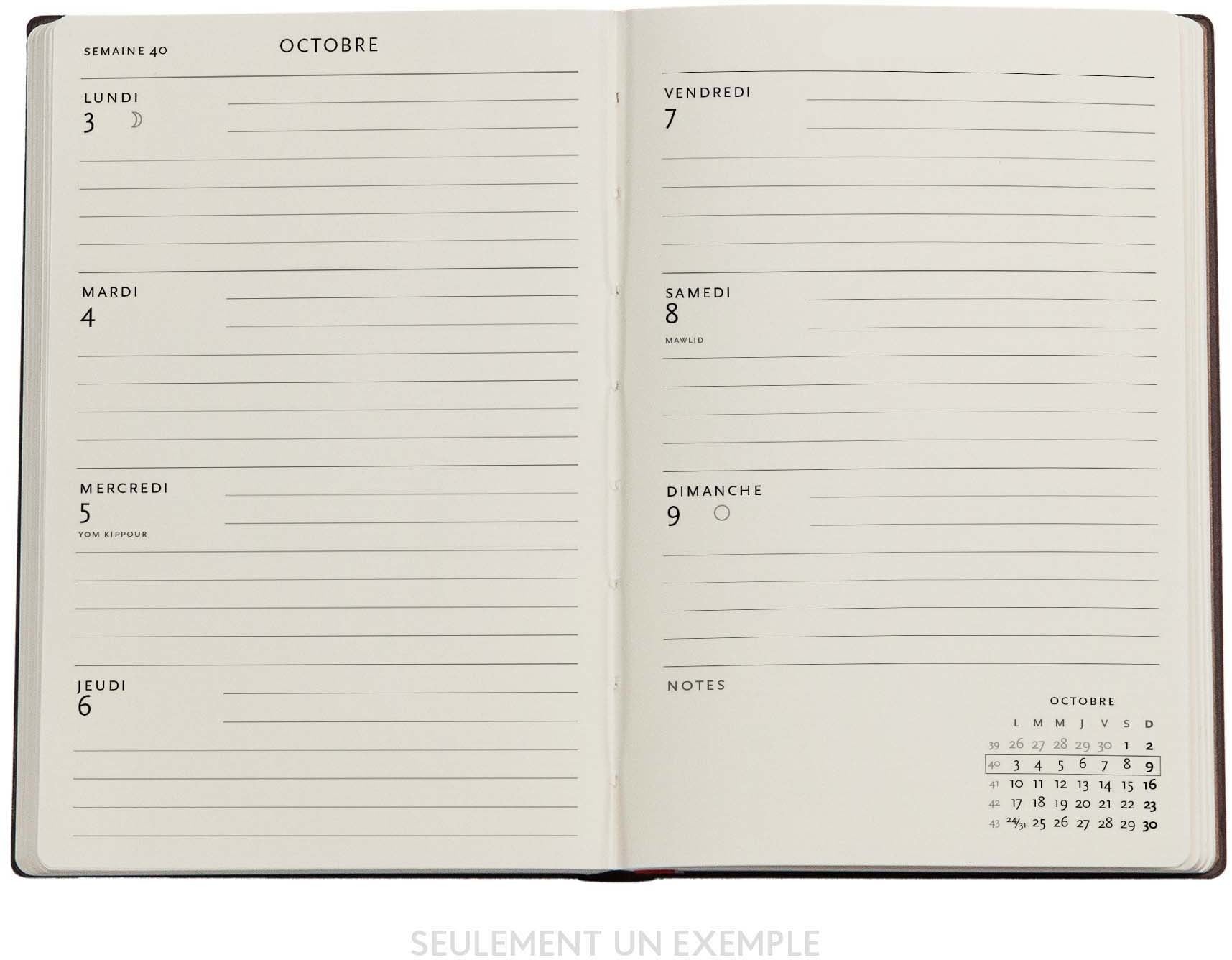 PAPERBLANKS Agenda Dom Mailand Midi 25/26 DD0538-5 1W/2S 18M DE HOR HC 13x18cm