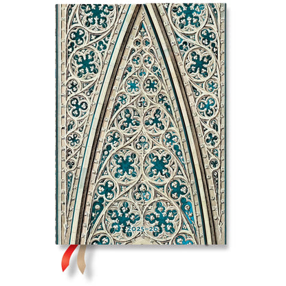 PAPERBLANKS Agenda Dom Mailand Midi 25/26 DD0538-5 1W/2S 18M DE HOR HC 13x18cm