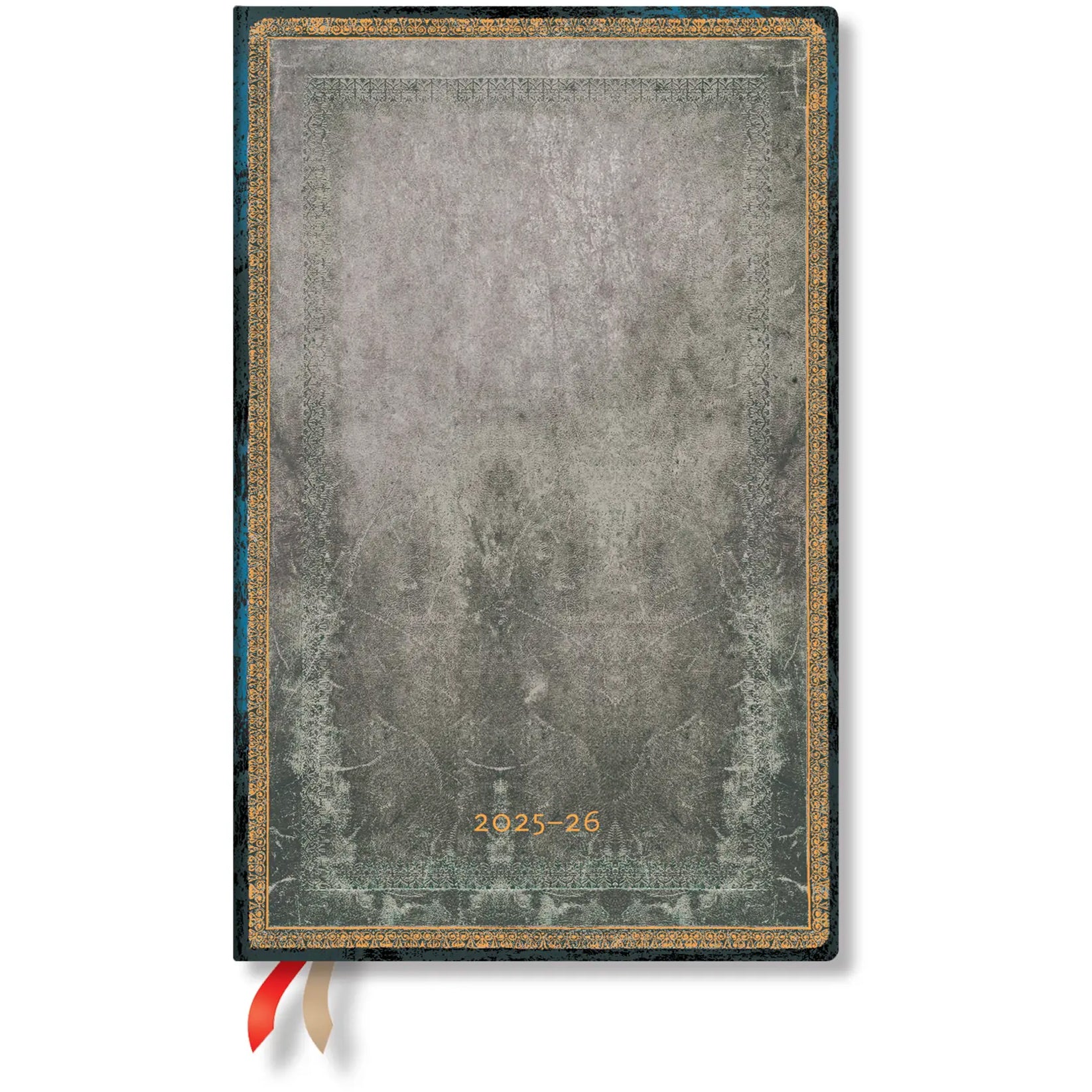 PAPERBLANKS Agenda Taubengrau Maxi 25/26 DD0539-2 1W/2S 18M DE VER HC 13.5x21cm