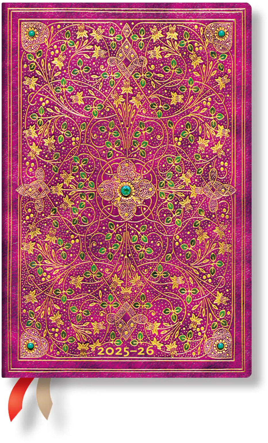 PAPERBLANKS Agenda Jubilé Diam. Mini 25/26 DF0863-8 1W/2S 13M FR HOR HC 9.5x14cm