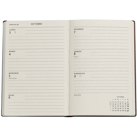 PAPERBLANKS Agenda Cath. Milan Mini 25/26 DF0865-2 1W/2S 13M FR HOR HC 9.5x14cm