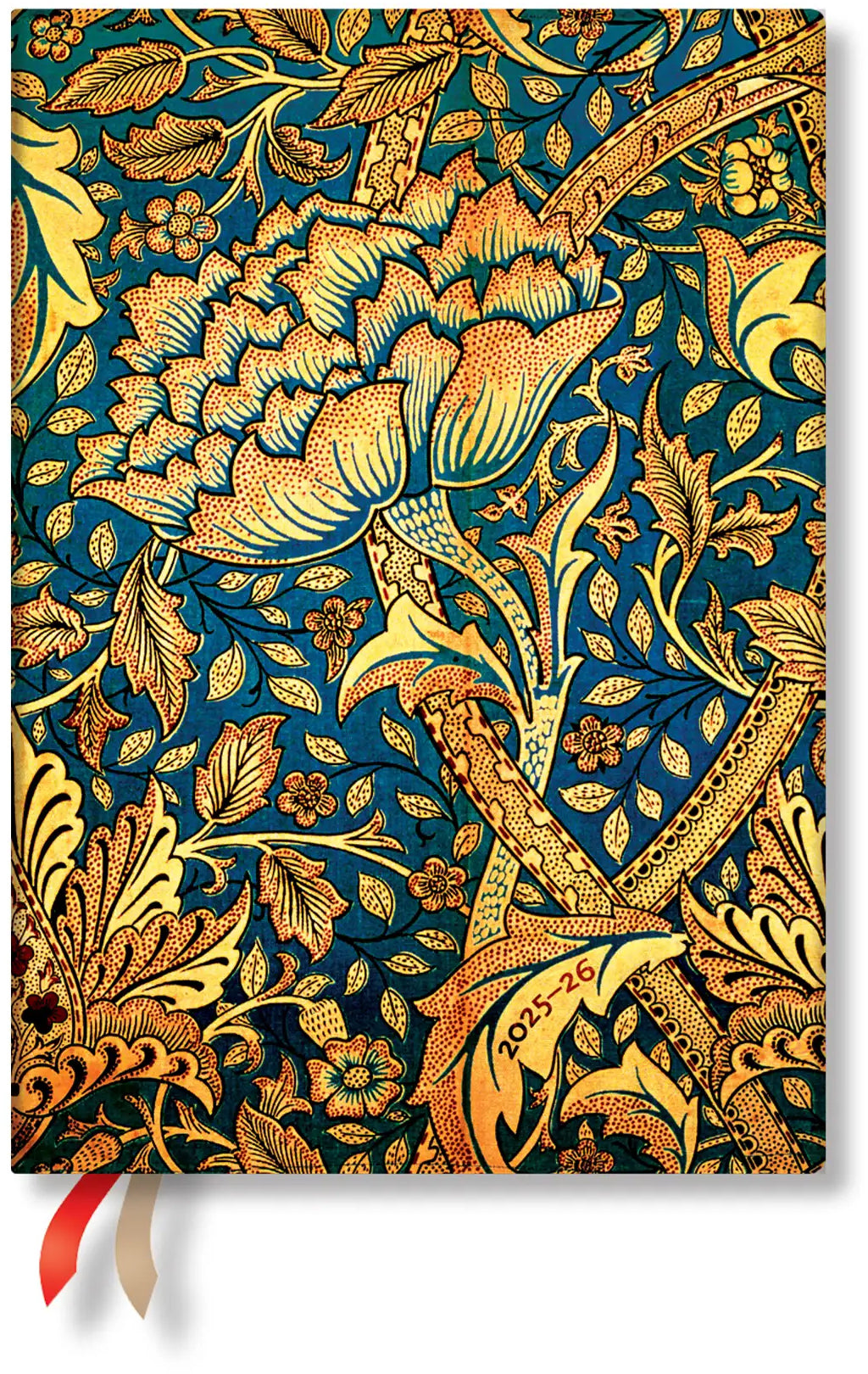 PAPERBLANKS Agenda Morris Danse Midi 25/26 DF0868-3 1W/2S 13M FR HOR HC 13x18cm