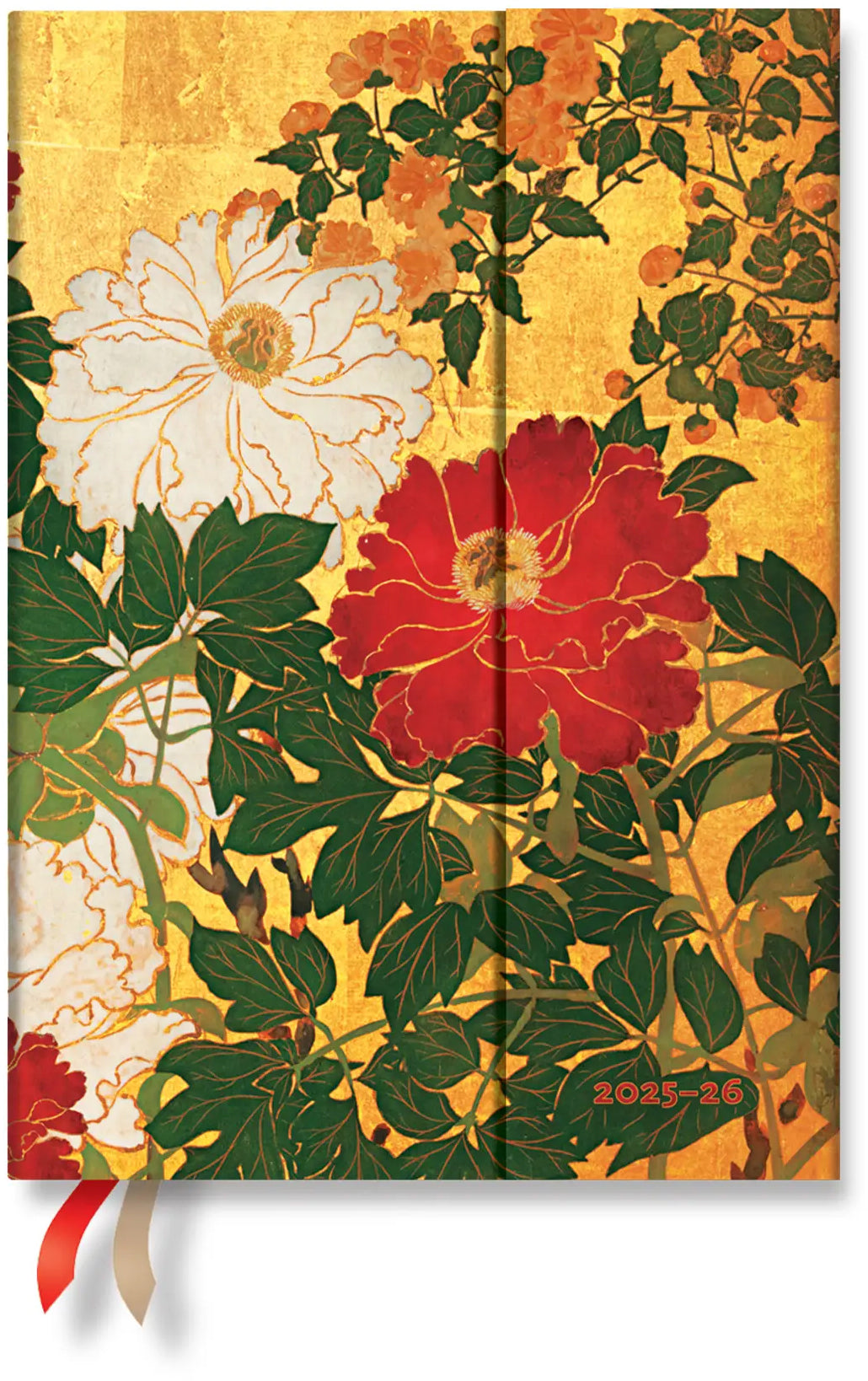 PAPERBLANKS Agenda Natsu Midi 25/26 DF0869-0 1W/2S 13M FR HOR HC 13x18cm