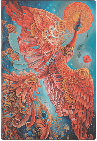 PAPERBLANKS Notizbuch Feuervogel Mini FB8213-2 liniert 208 Seiten