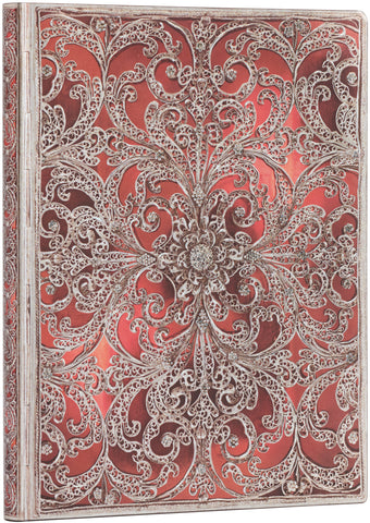 PAPERBLANKS Notizbuch Ultra FB9401-2 Granat, liniert 176 Seiten
