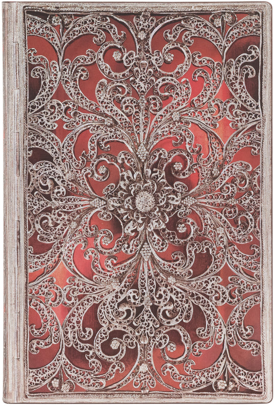 PAPERBLANKS Notizbuch Mini FB9405-0 Granat, liniert 176 Seiten
