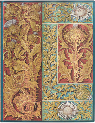 PAPERBLANKS Notizbuch Ultra FB9406-7 Wilde Distel, liniert 176 S.