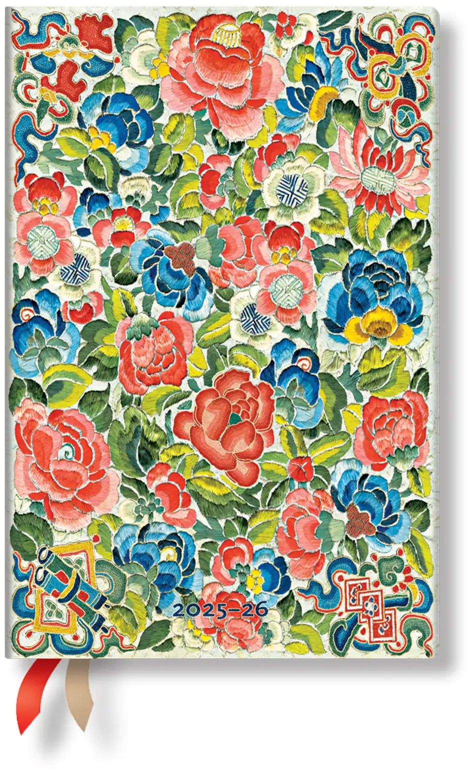 PAPERBLANKS Agenda Jardin Poire Mini 25/26 FF0954-3 1W/2S 13M FR HOR SC 9.5x14cm