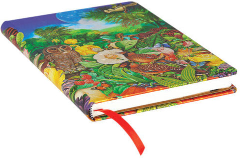 PAPERBLANKS Notizbuch Garten im Mondschein PB5453-5 130×180mm, blanko, 144 S.