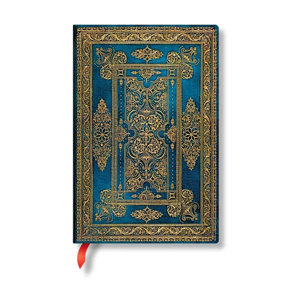 PAPERBLANKS Notizbuch Blue Luxe Mini PB9593-4 liniert, blau 176 Seiten