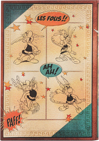 PAPERBLANKS Notizbuch Asterix Midi PB9699-3 liniert, blau 144 Seiten