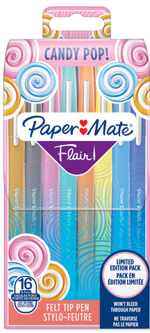 PAPERMATE Faserschreiber Flair M 2061395 16 Stück ass. Candy Pop