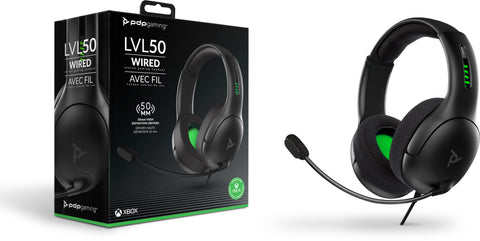 PDP LVL50 Wired Headset 048-124-EU-BK black, for XB SeriesX