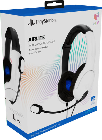 PDP Airlite Wired Stereo Headset 051-108-EU-WH white, for PS5-EU