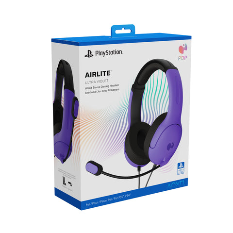 PDP Airlite Wired Stereo Headset 052-011-ULVI PS5, Ultra Violet