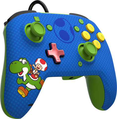 PDP Rematch Wired Controller 500-134-YOSHI NSW, Toad & Yoshi