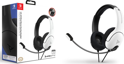 PDP LVL40 Wired Headset 500-162-BW-EU Black/White for NSW