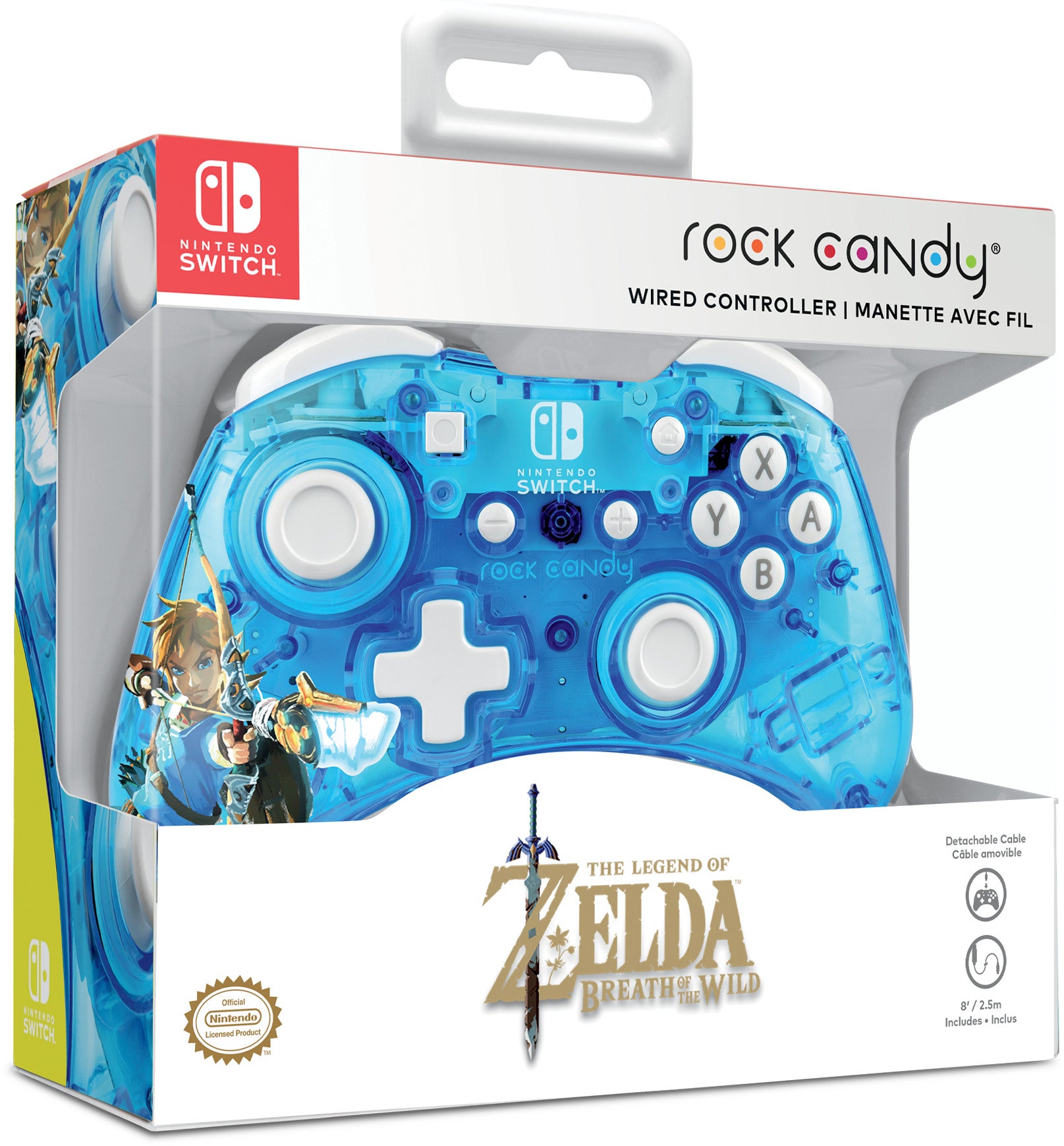 PDP Rock Candy Mini Controller 500-181-EU-LNK Zelda, NSW