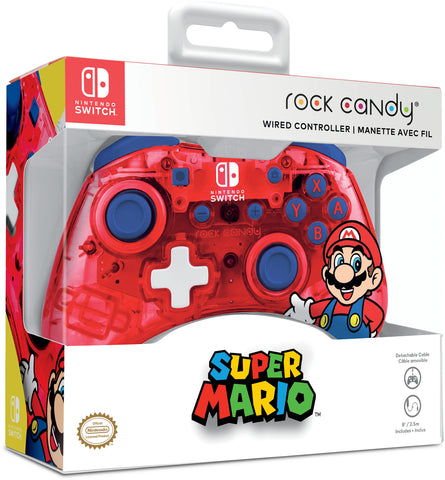 PDP Rock Candy Mini Controller 500-181-EU-MAR Mario, NSW