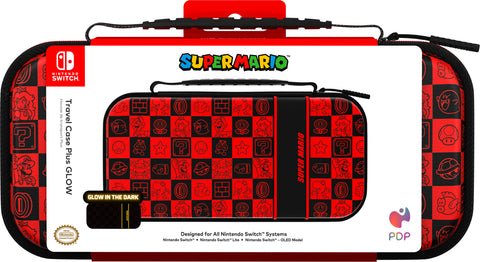 PDP Travel Case Plus, NSW 500-224-SPIG Mario Icon G.i.t.D.