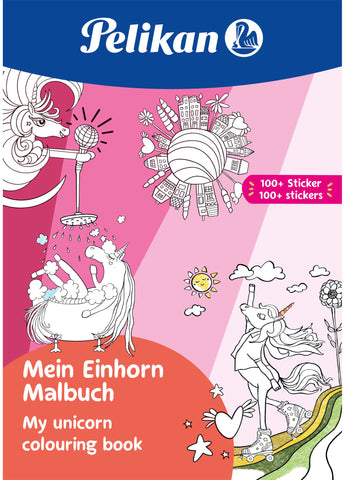 PELIKAN Malbuch mit Stickern 101530 A4 100g/m2