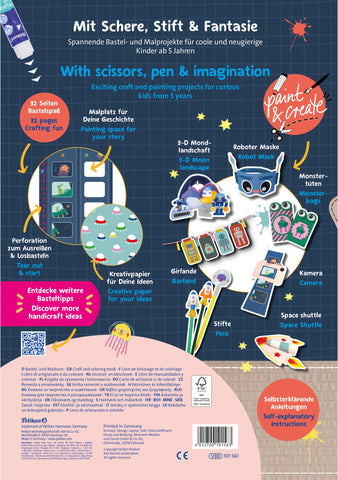 PELIKAN Verbastelbuch Weltraum 101561 A4 140g/m2
