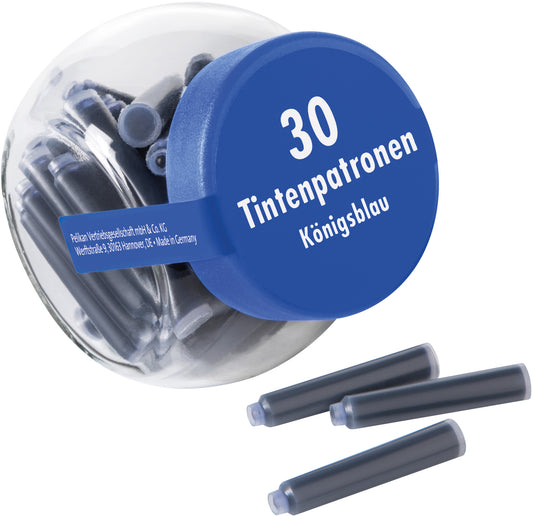 PELIKAN Tintenpatronen 154963 köngisblau, 30 Stück