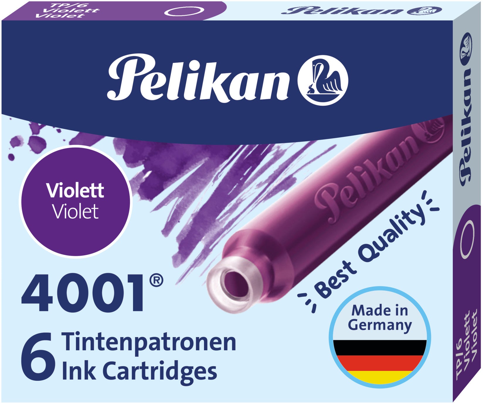 PELIKAN Tinte 4001 TP/6 301697 violett 6 Stück