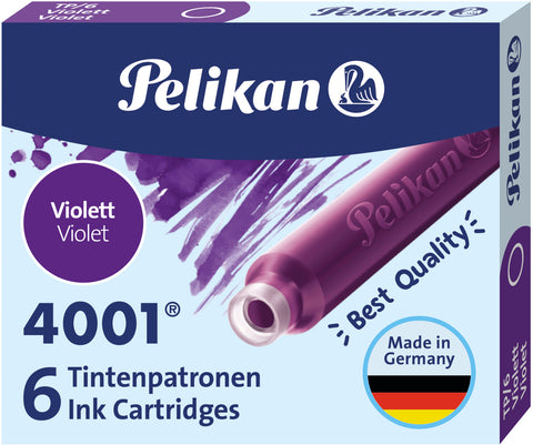 PELIKAN Tinte 4001 TP/6 301697 violett 6 Stück