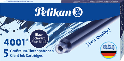 PELIKAN Tinte 4001 GTP/5 310607 blauschwarz 5 Stück