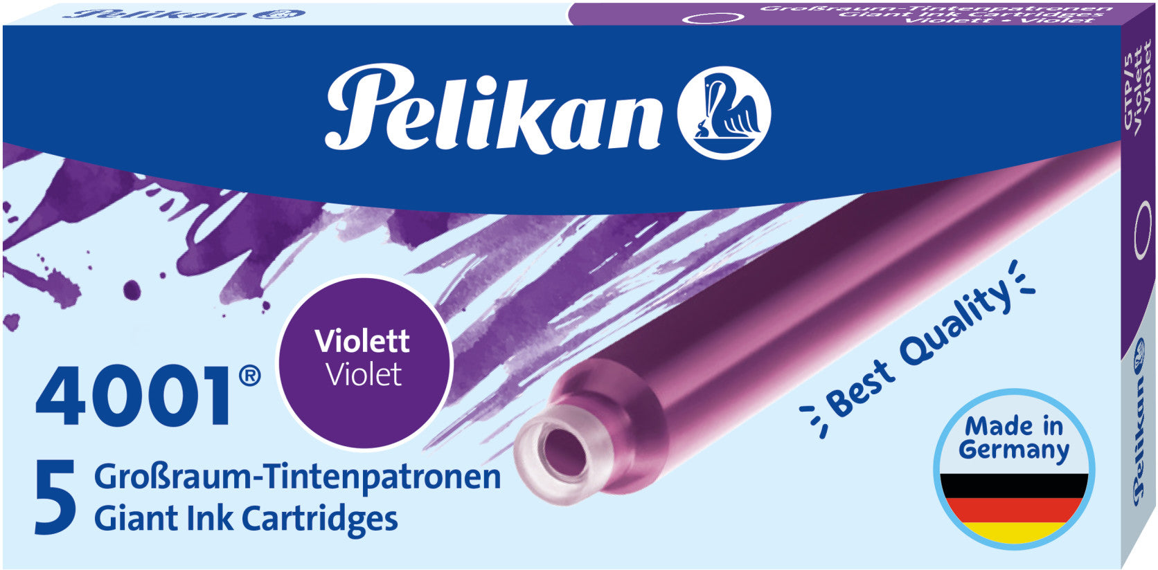 PELIKAN Tinte 4001 GTP/5 310664 violett 5 Stück