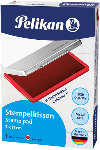 PELIKAN Metall-Stempelkissen rot 331025 Gr.2 11x7cm