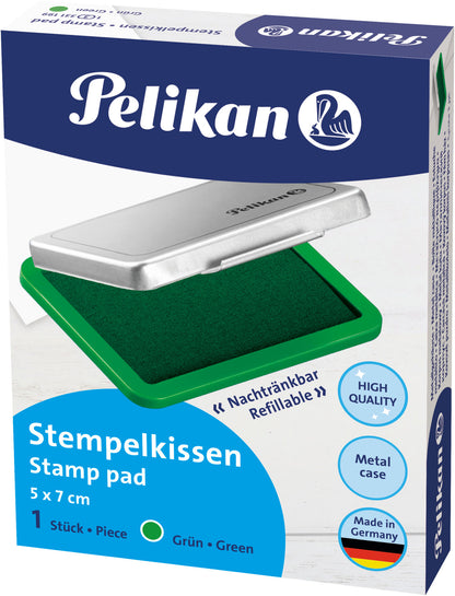 PELIKAN Metall-Stempelkissen grün 331199 Gr.3 7x5cm