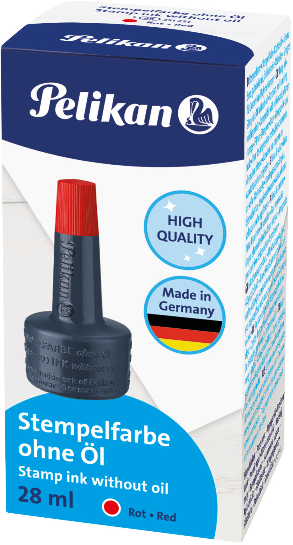 PELIKAN Stempelfarben 4 K 351221 rot