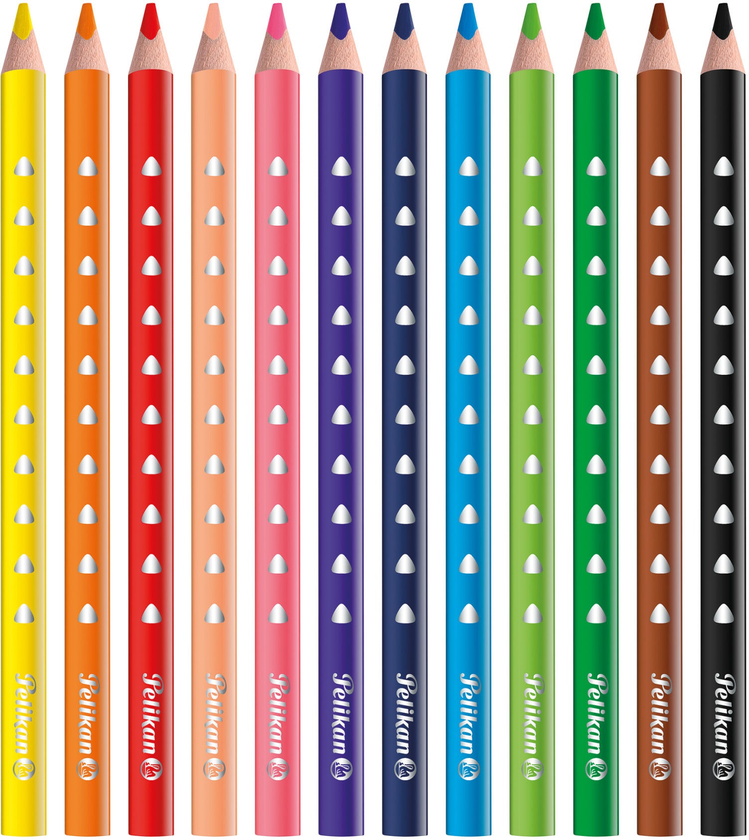 PELIKAN Buntstifte dick Silverino 700627 12 Farben