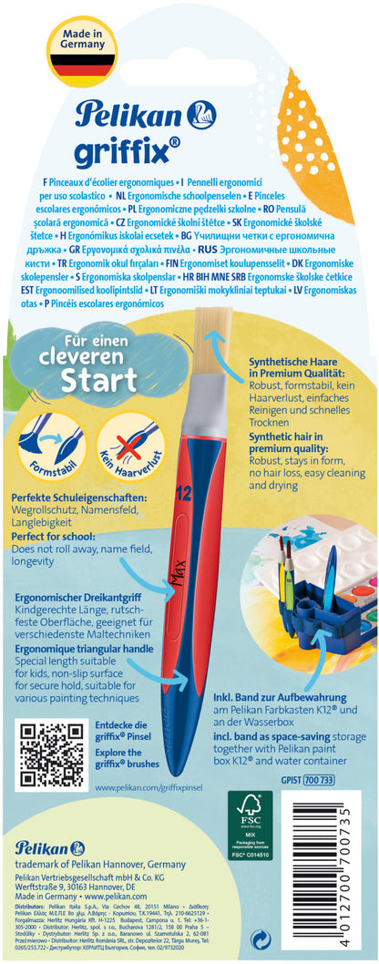 PELIKAN Pinselset Griffix 700733 5-teilig 5 Farben