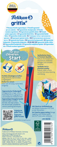 PELIKAN Pinselset Griffix 700733 5-teilig 5 Farben