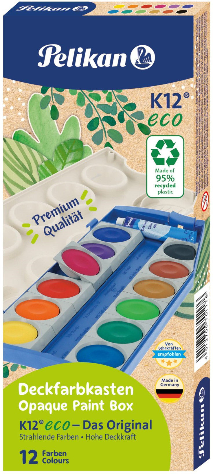 PELIKAN Farbkasten K12 eco 701174 12 Farben