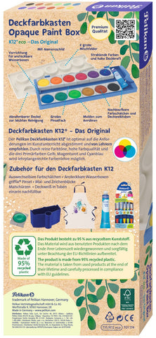 PELIKAN Farbkasten K12 eco 701174 12 Farben