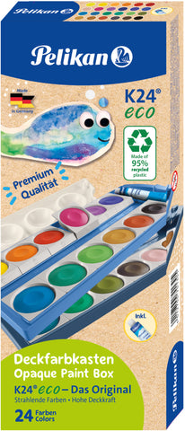 PELIKAN Farbkasten K24 eco 701303 blau 24 Farben