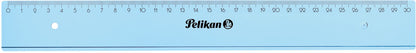PELIKAN Geometrie-Set 7137430 transparent blau, 4-teilig