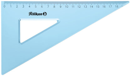 PELIKAN Geometrie-Set 7137430 transparent blau, 4-teilig