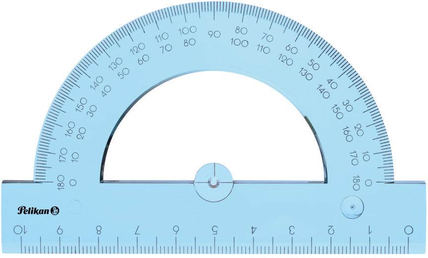 PELIKAN Geometrie-Set 7137430 transparent blau, 4-teilig